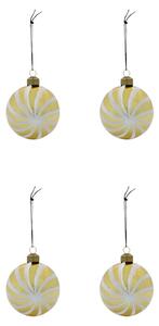 Vánoční ozdoba Delic Golden – set 4 ks
