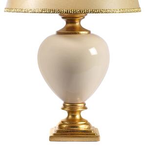 ONLI - Stolní lampa AMADEUS 1xE27/15W/230V 72 cm béžová/zlatá