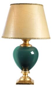 ONLI - Stolní lampa AMADEUS 1xE27/15W/230V 72 cm zelená/zlatá