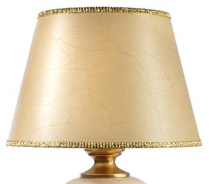 ONLI - Stolní lampa AMADEUS 1xE27/15W/230V 72 cm béžová/zlatá