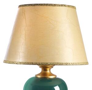 ONLI - Stolní lampa AMADEUS 1xE27/15W/230V 72 cm zelená/zlatá