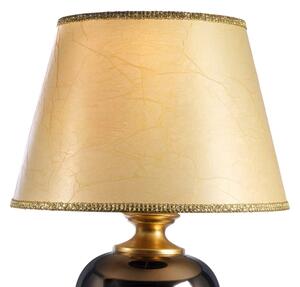 ONLI - Stolní lampa AMADEUS 1xE27/15W/230V 72 cm černá/zlatá