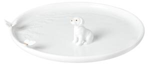 Porcelánový talíř Dog 17 cm