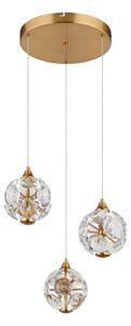 Globo 16047-3H - LED Lustr na lanku VIRINA LED/24W/230V 3000K zlatá