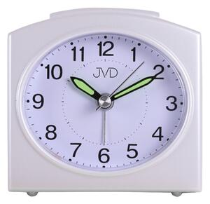JVD Ručkový netikajicí tichý bílý budík JVD SRP8603.3