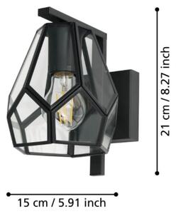 Eglo 43645 - Nástěnné svítidlo MARDYKE 1xE27/40W/230V