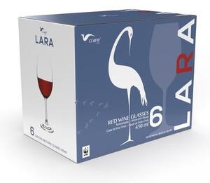 Sklenice na víno LARA 450ml 6ks
