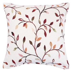 Povlak SOFAS multi leaves bílohnědá 45 x 45 cm