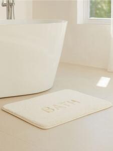Sinsay - Koupelnový kobereček s nápisem BATH - krémová