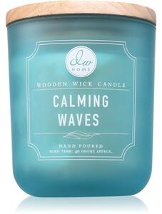 DW Home Signature Calming Waves vonná svíčka s dřevěným knotem 326 g