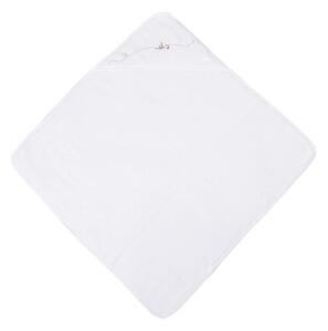 Bílá bavlněná zavinovací dětská deka 75x75 cm Bebemarin – Mijolnir