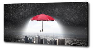 Foto obraz na plátně Deštník nad městem oc-114252006