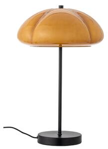 Okrově žlutá stolní lampa se skleněným stínidlem (výška 46,5 cm) Kinoko – Bloomingville