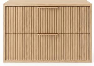 Rea Mono skříňka 60x47x48 cm pod umyvadlo závěsná dub REA-M0408