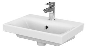 Cersanit Moduo umyvadlo 50x35 cm obdélníkový klasický-nábytkový bílá lesk K116-008