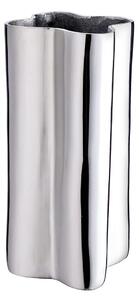 CHROME Váza 21 cm - stříbrná