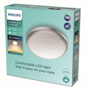 Philips Doris LED CL257 Stropné svítidlo do koupelny kruhové 6W/600lm 220mm 2700K IP44 nikl