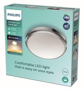 Philips Doris LED CL257 Stropné svítidlo do koupelny kruhové 6W/600lm 220mm 2700K IP44 chrom