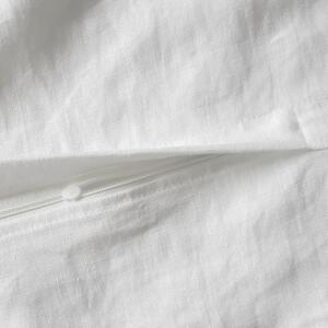 TULULUM Lněné povlečení čistě bílé - SADA Složení sady: 140 x 200 cm + 50 x 70 cm