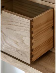 Dřevěná vysoká skříňka Craft