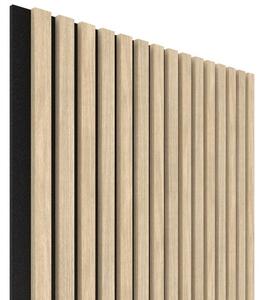 Akustický panel Oak greige 60,4x275 cm lamely na filcu