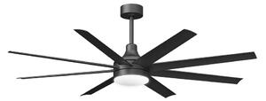 ZEVENTI - LED Stmívat stropní ventilátor LED/24W/230V 2700-6500K 165cm černá+DO