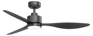 ZEVENTI - LED Stmívat stropní ventilátor LED/20W/230V 2700-6500K 132cm černá+DO