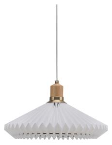 Halo Design 744169- Lustr na lanku PARIS 1xE27/60W/230V pr. 40 cm bílá/mosaz/dub