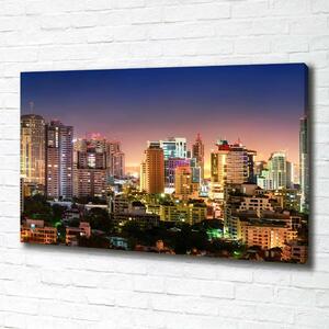 Foto obraz na plátně Noční Bangkok oc-117173387