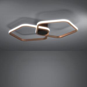 Eglo 390506 - LED Stmívatelné stropní svítidlo ESTRELLA LED/20W/230V mosaz + DO