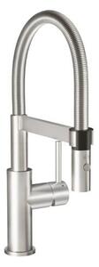 Dřezová baterie Villeroy & Boch Steel Expert Compact s výpustí nerezová ocel 927300LC