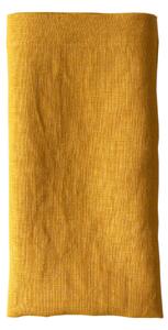 TULULUM Lněná utěrka - hořčicově žlutá, 44 x 66 cm