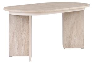 Rozkládací jídelní stůl NEL 160x90 cm travertin