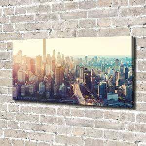 Moderní obraz canvas na rámu New York ptačí pohled oc-117684952