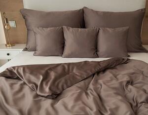 Matějovský Ložní povlečení bambusový satén Luna taupe rozměry: 140x220cm + 70x90cm