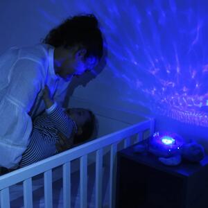 Noční světlo s projekcí a hudbou Želva Aqua