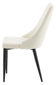 Jídelní židle Leone, 2ks, bílá, S46,5xD63xV91