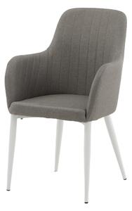Jídelní židle Comfort, 2ks, šedá, S57xD62xV93