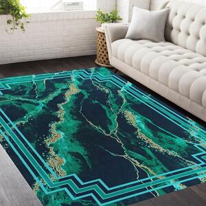 Makro Abra Moderní kusový koberec protiskluzový Horeca-New 118 zelený Rozměr: 80x150 cm
