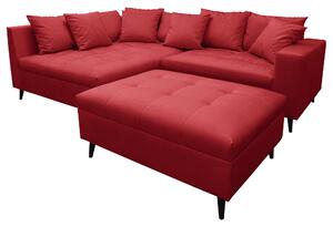 ROHOVÁ SEDAČKA, textil, červená MID.YOU - Sedací soupravy, Online Only