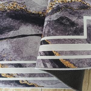 Makro Abra Moderní kusový koberec protiskluzový Horeca-New 118 tmavě šedý Rozměr: 60x100 cm
