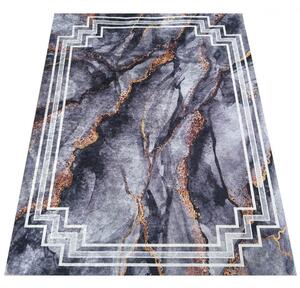Makro Abra Moderní kusový koberec protiskluzový Horeca-New 118 tmavě šedý Rozměr: 60x100 cm