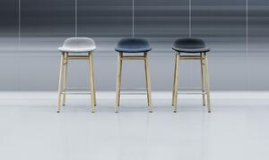 Normann Copenhagen designové barové židle Form Barstool Wood (75 cm)