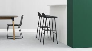Normann Copenhagen designové barové židle Form Barstool Steel (75 cm)