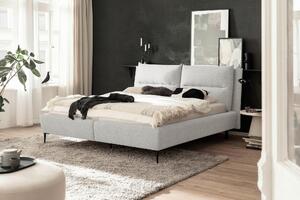 ČALOUNĚNÁ POSTEL, 180/200 cm, světle šedá MID.YOU - Online Only postele, Online Only