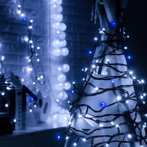 Vánoční světýlka venkovní FLASH studená bílá 200 LED