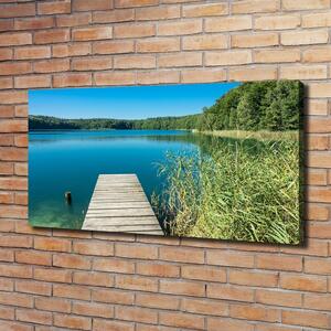 Foto obraz na plátně Molo nad jezerem oc-119795529