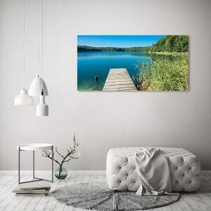 Foto obraz na plátně Molo nad jezerem oc-119795529