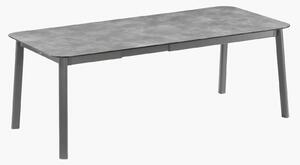 Lafuma MOBILIER ORON - rozložitelný zahradní stůl s HPL deskou model M 169 > 214 x 100 x 77cm pro 6-8 osob, Barva: Šedá Titane