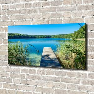 Foto obraz na plátně Molo nad jezerem oc-119795565